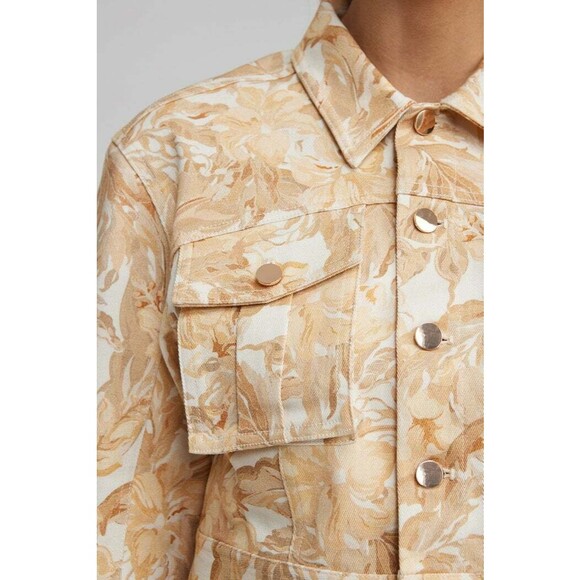 SIGNIFICANT OTHER JEAN Jacket NWT BISCUIT TAPESTRY JENNY MRP $269 Womens Size 4 - Picture 4 of 7